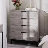 Bali 4 Drawer Chest - Grey Oak