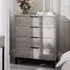 Bali 4 Drawer Chest - Grey Oak