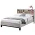 Bali Bed Frame with Bookcase - Grey, Oak