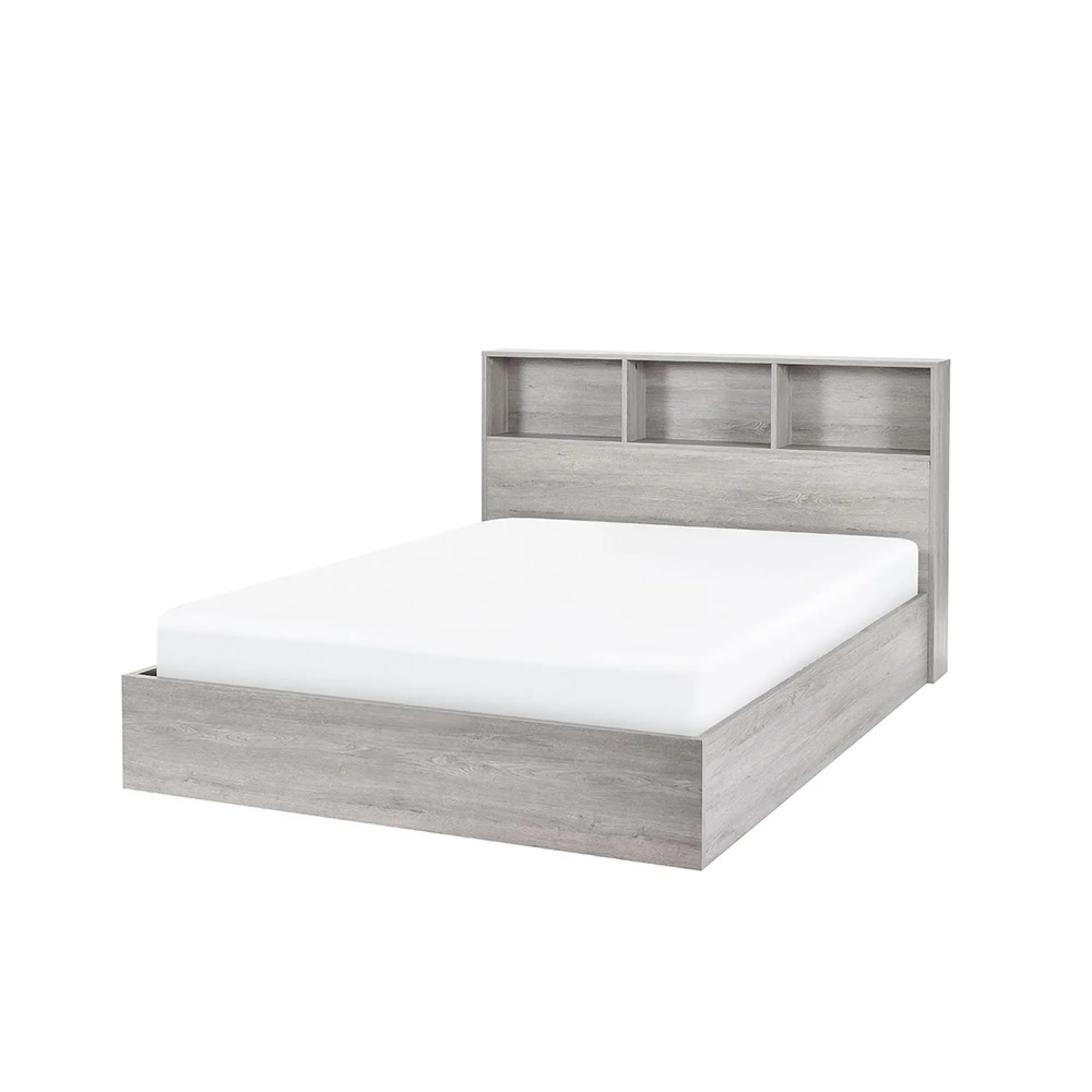 Bali Ottoman Storage Bed - Grey Oak
