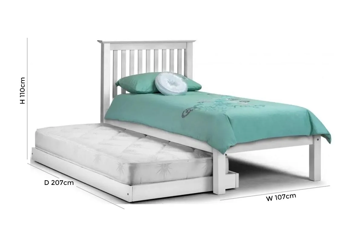 Barcelona Hideaway Bed - White, Pine