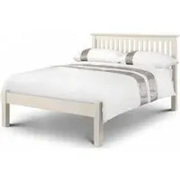 Barcelona Slatted Bed Frame - White