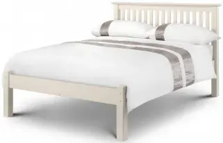 Barcelona Slatted Bed Frame - White