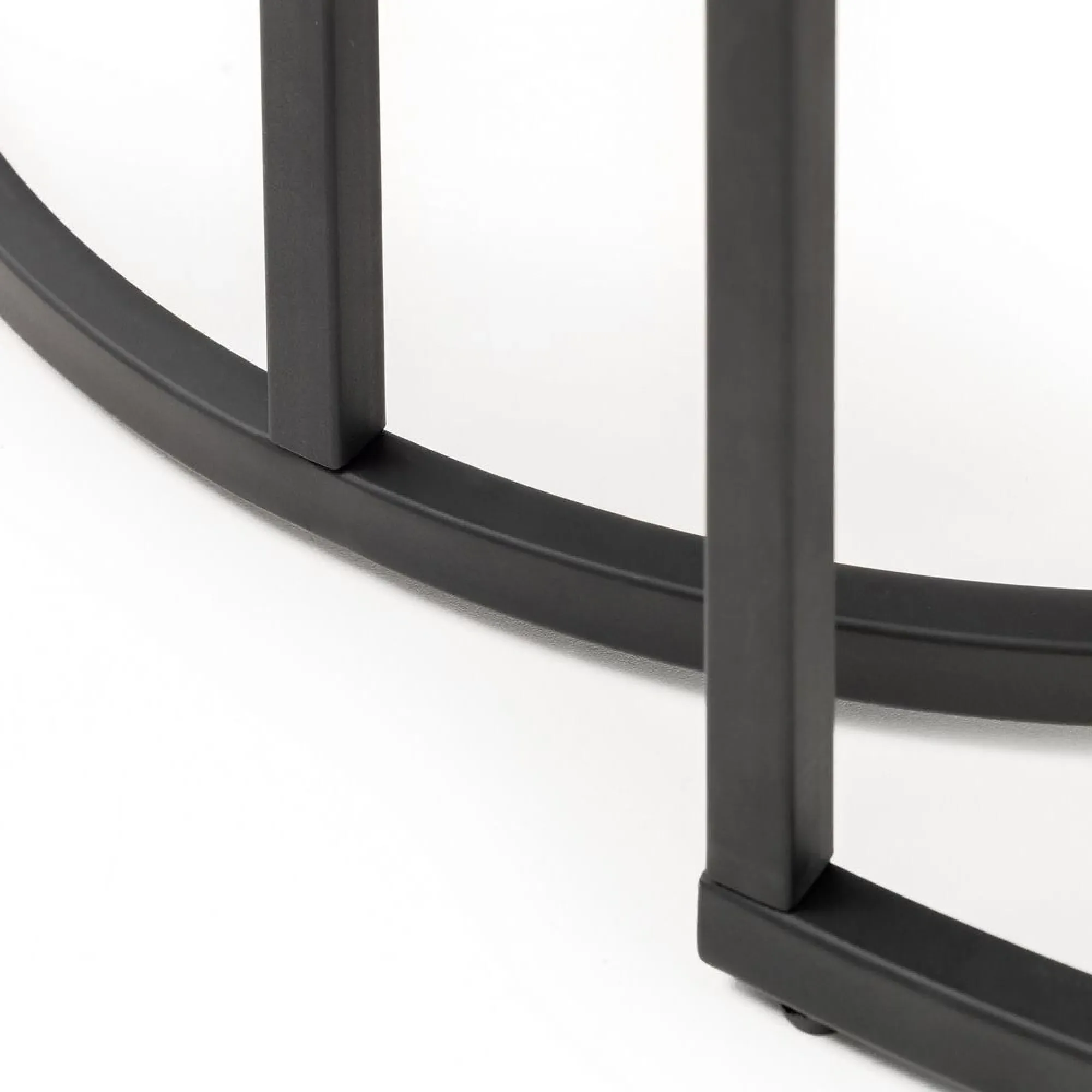 Bellini Round Nest of 2 Coffee Tables - Oak