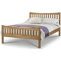 Bergamo Slatted Bed Frame - Oak