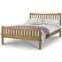 Bergamo Slatted Bed Frame - Oak