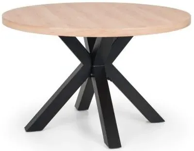 Berwick 4-Seater Round Dining Table - Oak