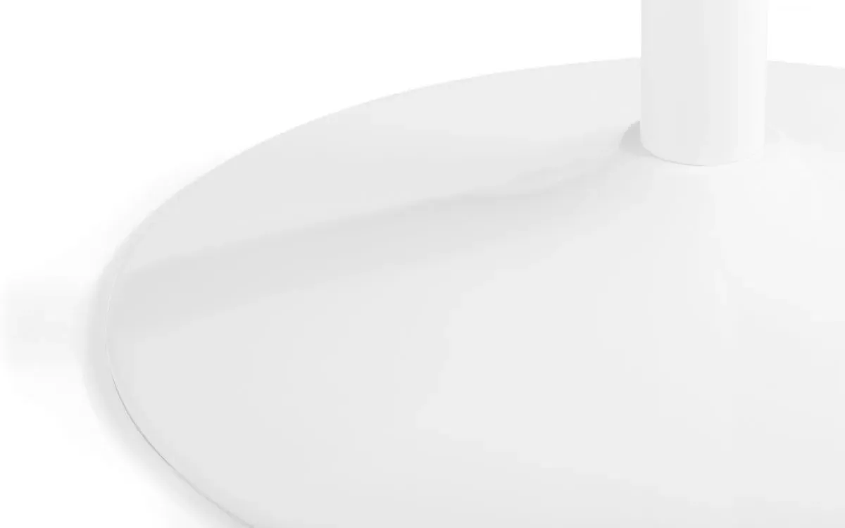 Blanco 2 Seater Round Dining Table - White