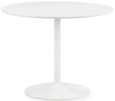 Blanco 2 Seater Round Dining Table - White image