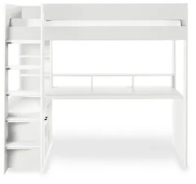 Blaze Gaming Highsleeper Bed - White