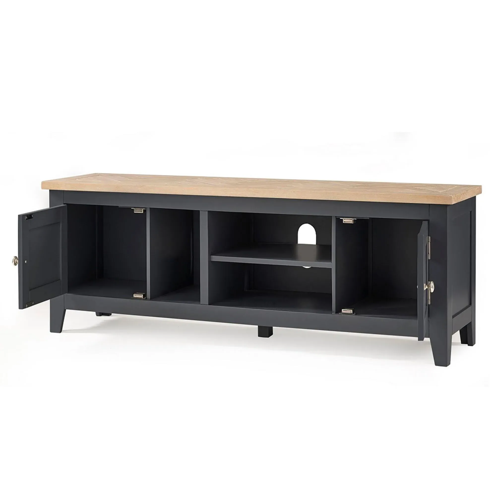 Bordeaux 150cm TV Unit - Dark Grey