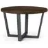 Brooklyn 4-Seater Round Dining Table - Dark Oak