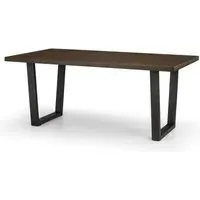 Brooklyn 6-Seater Dining Table - Dark Oak