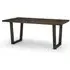 Brooklyn 6-Seater Dining Table - Dark Oak