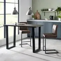 Brooklyn Bar Table - Dark Oak