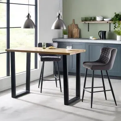 Brooklyn Bar Table - Rustic Oak