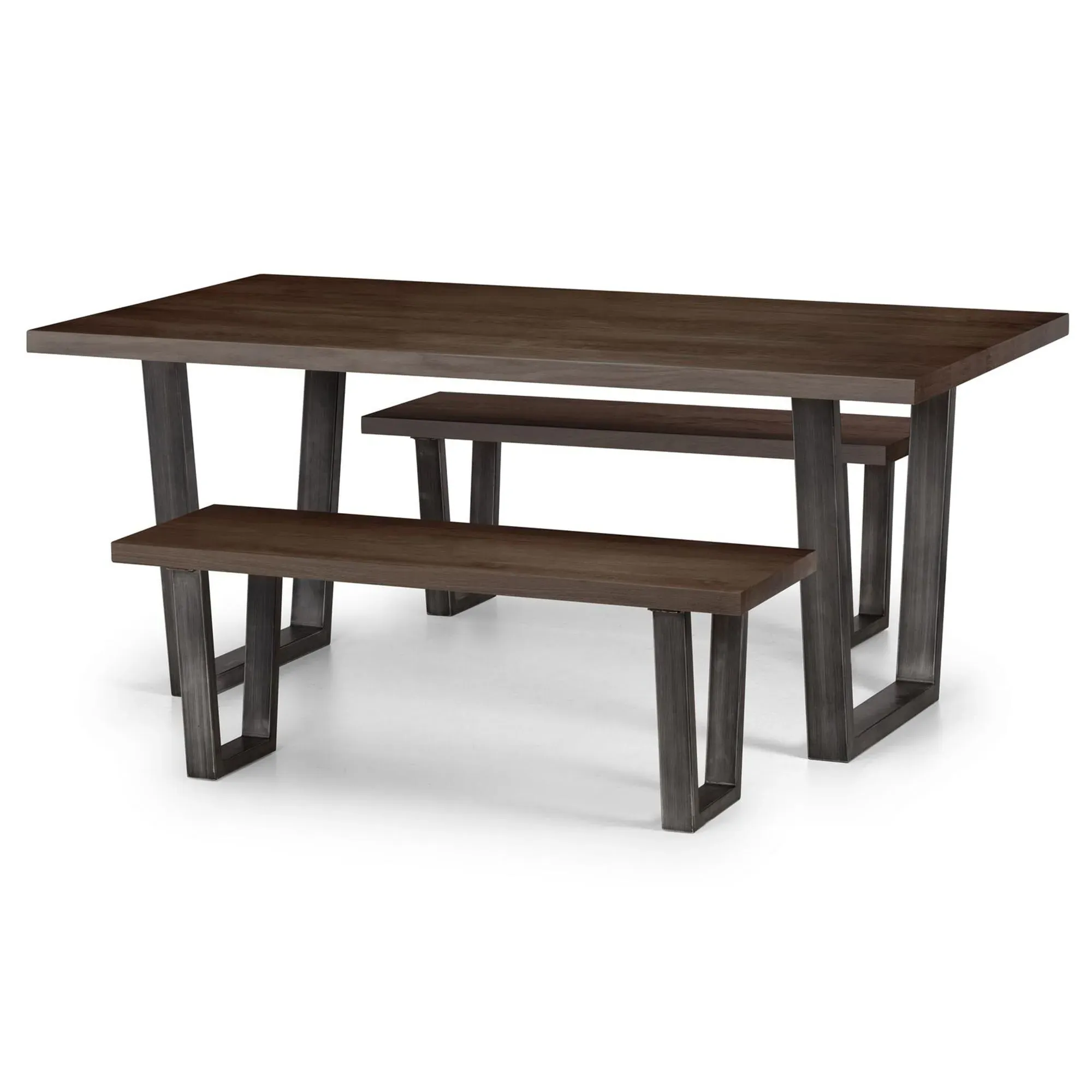 Brooklyn Dining Bench - Dark Oak