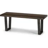 Brooklyn Dining Bench - Dark Oak
