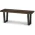 Brooklyn Dining Bench - Dark Oak