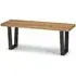 Brooklyn Dining Bench - Rustic Oak