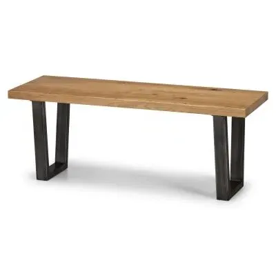 Brooklyn Dining Bench - Rustic Oak