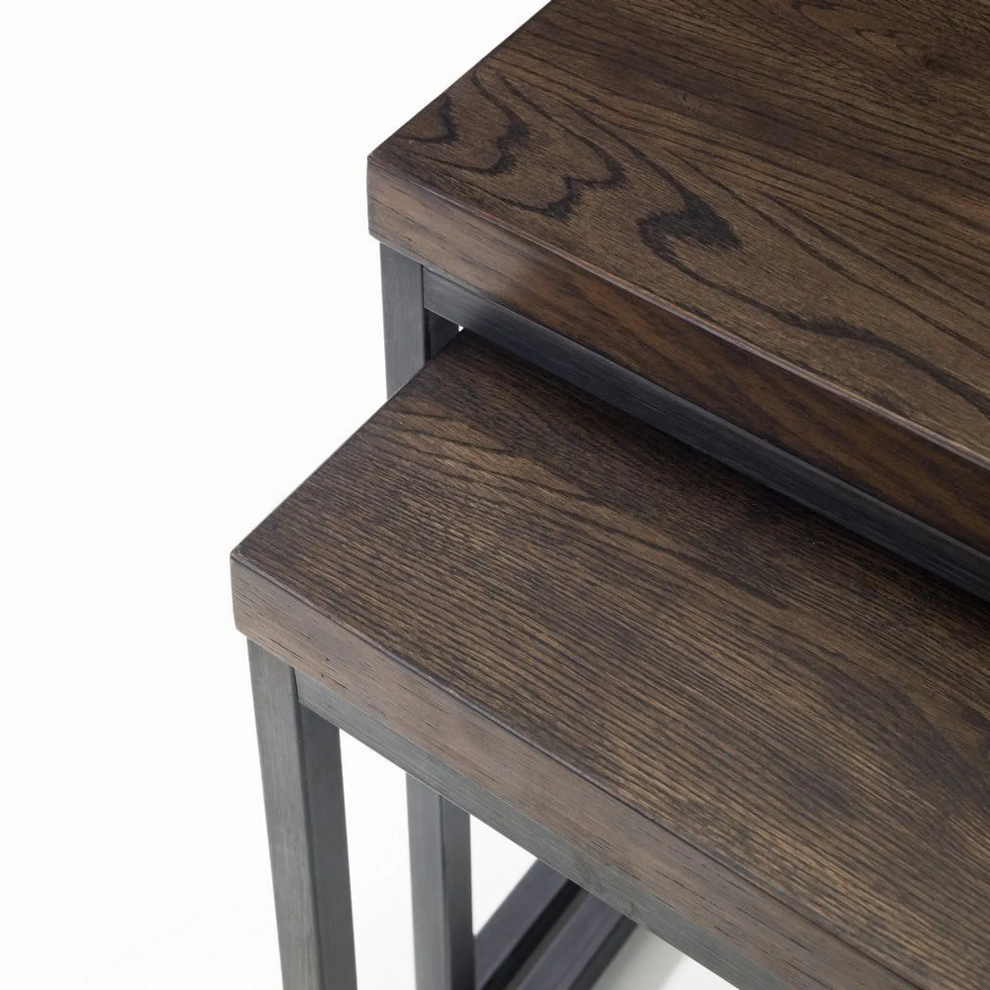 Brooklyn Nest of 2 Tables - Dark Oak