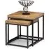 Brooklyn Nest of 2 Tables - Rustic Oak