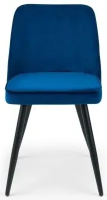 Burgess Dining Chair Set of 2 - Blue, Fabric image