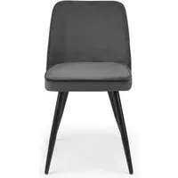 Burgess Dining Chair Set of 2 - Grey, Fabric