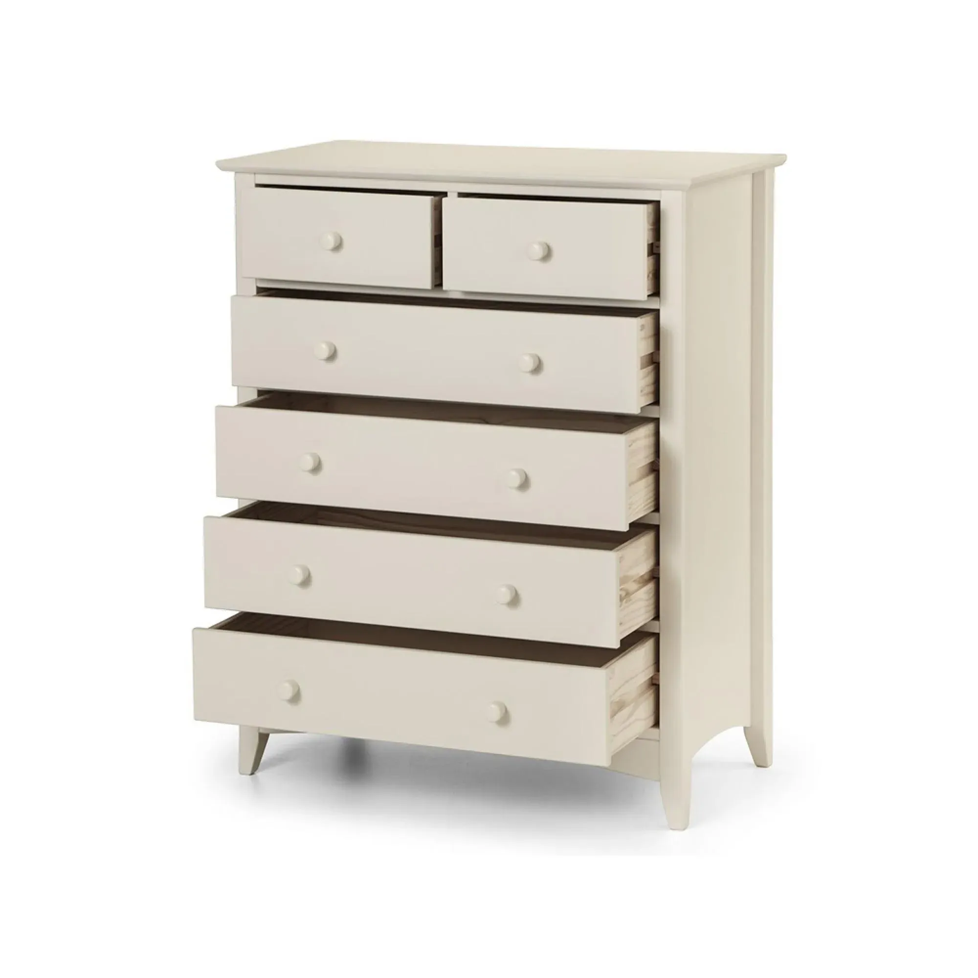 Cameo 4+2 Drawer Chest - White