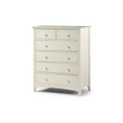Cameo 4+2 Drawer Chest - White image
