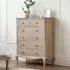 Camille 4+2 Drawer Chest - Limed Oak