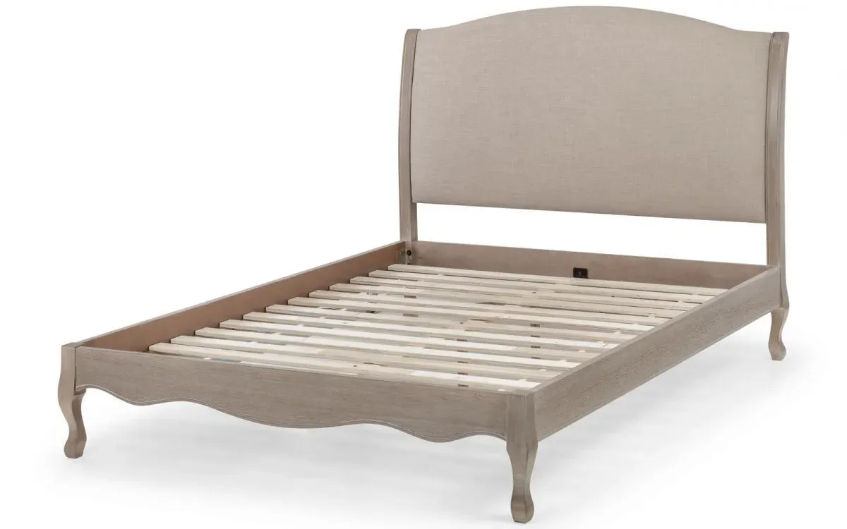 Camille French Style Bed - Limed Oak