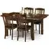 Canterbury 4-6 Seater Extendable Dining Set - Mahogany