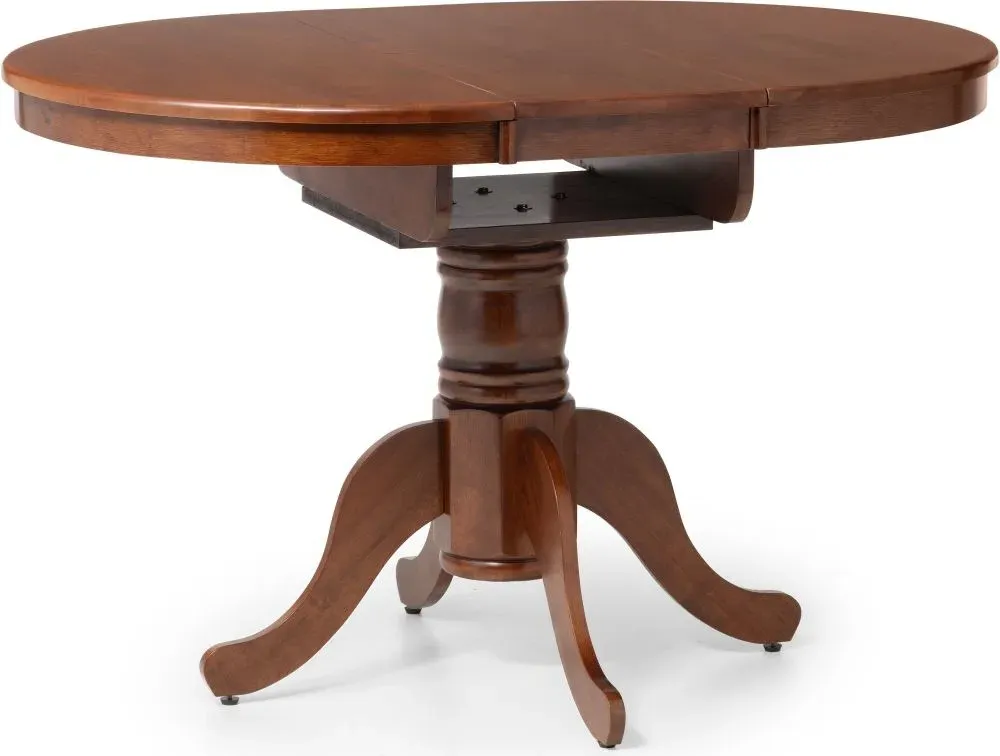 Canterbury Round Extending Dining Table - Mahogany