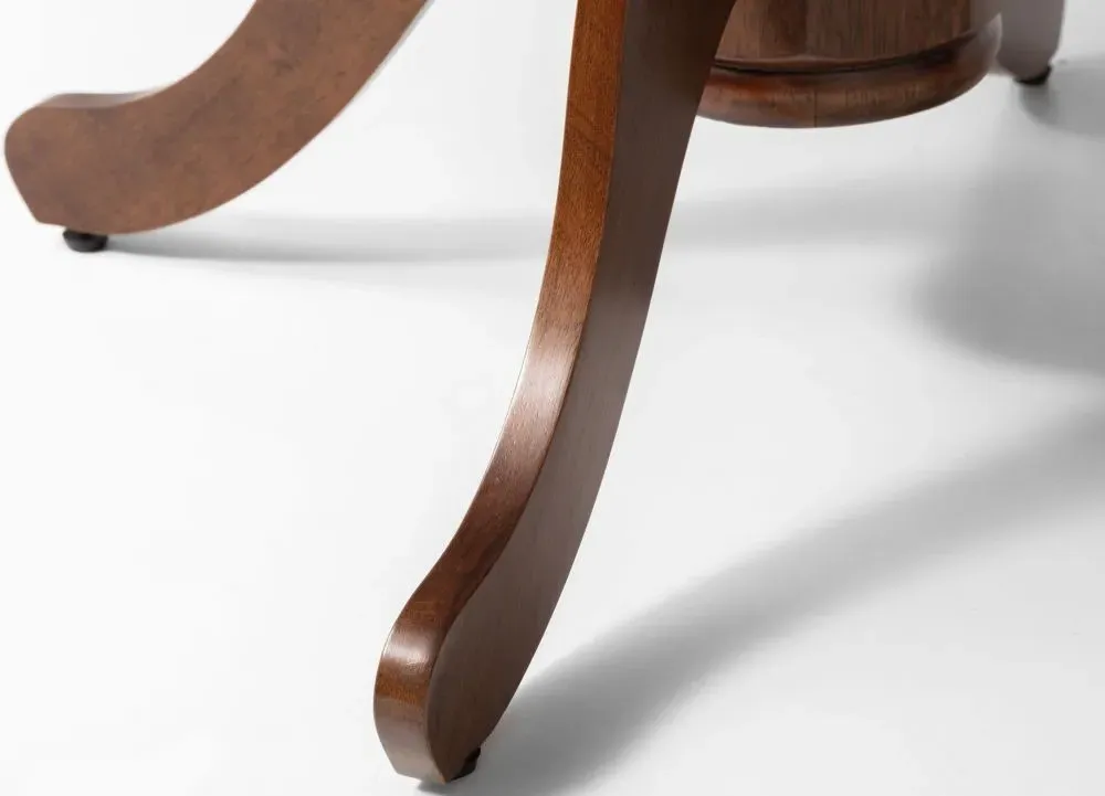 Canterbury Round Extending Dining Table - Mahogany