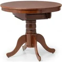 Canterbury Round Extending Dining Table - Mahogany