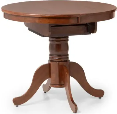 Canterbury Round Extending Dining Table - Mahogany image