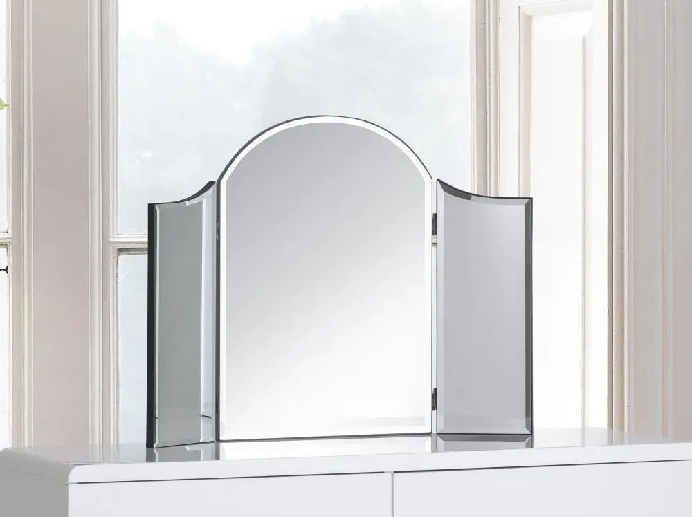 Canto Arch Triple Dressing Mirror - Clear Glass