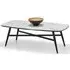 Caruso Coffee Table - White, Marble Effect