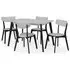Casa 4-Seater Dining Table - Grey, Black