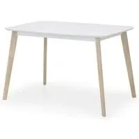 Casa 4-Seater Dining Table - White, Oak