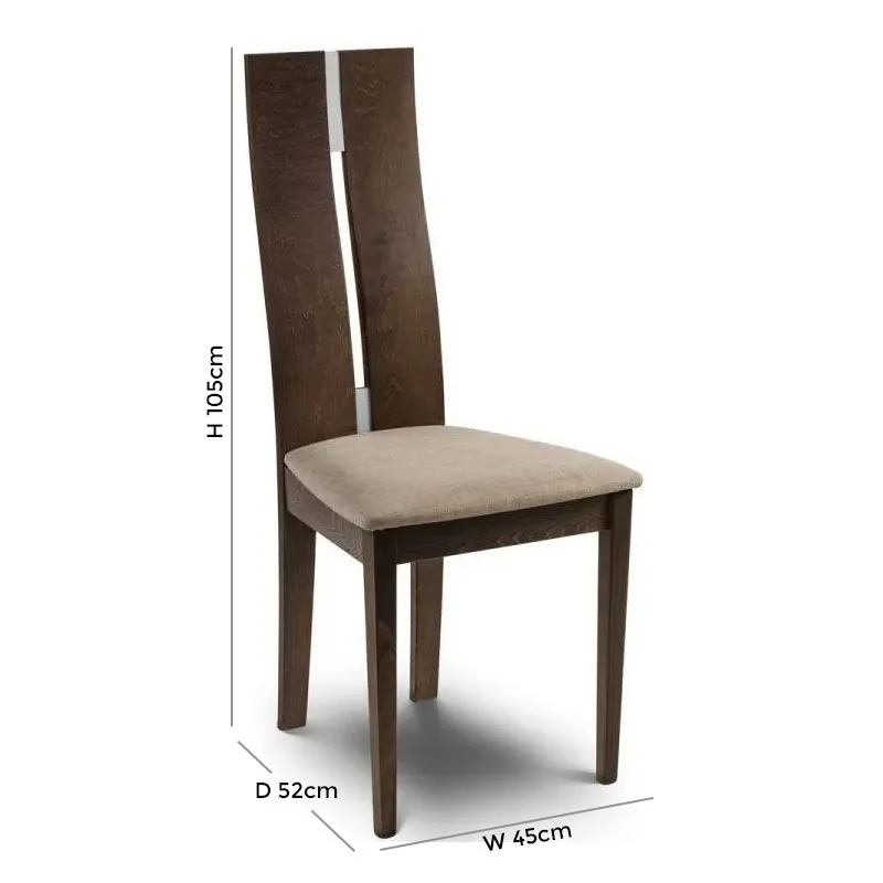 Chelsea 6-Seater Round Dining Set with Cayman Chairs - Walnut