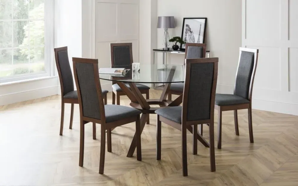 Chelsea Round Dining Table - Walnut