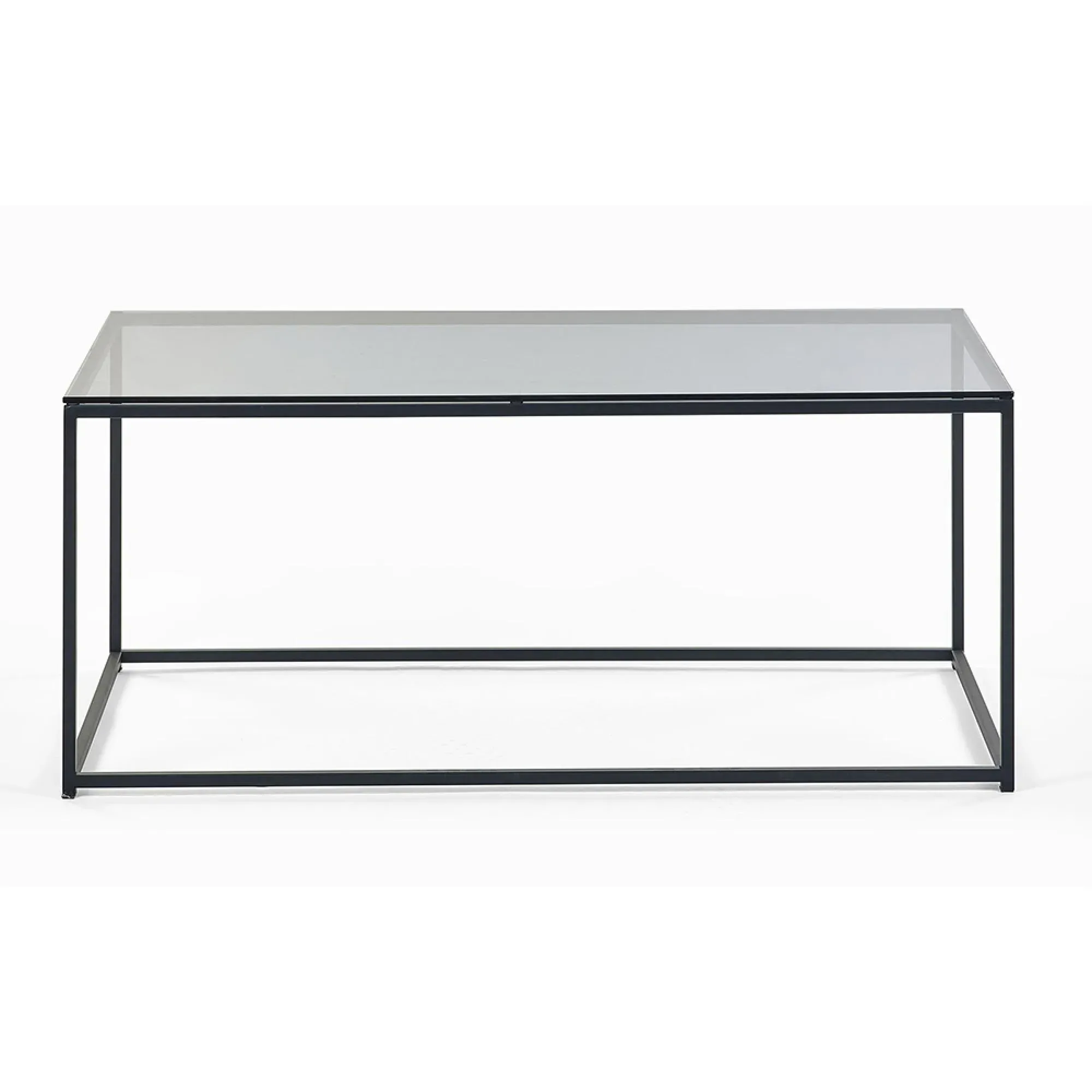 Chicago 110cm Coffee Table - Smoked Glass