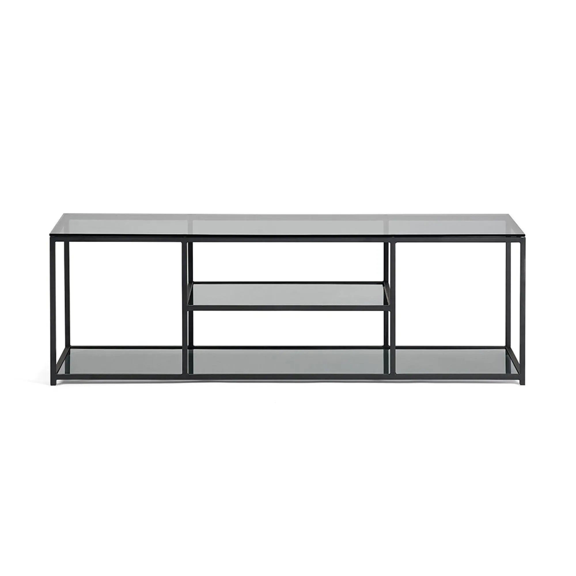 Chicago 140cm TV Unit - Smoked Glass