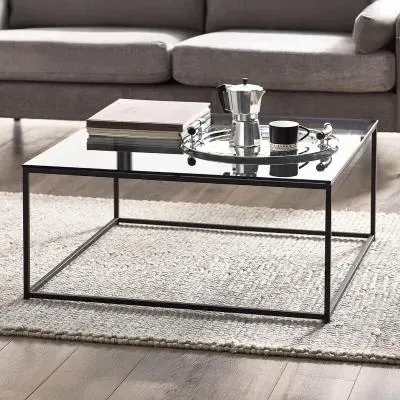 Chicago Square Coffee Table - Smoked Glass image