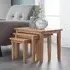 Cleo Nest of 3 Tables - Light Oak