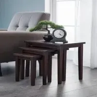 Cleo Nest of 3 Tables - Mahogany