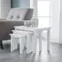 Cleo Nest of 3 Tables - White